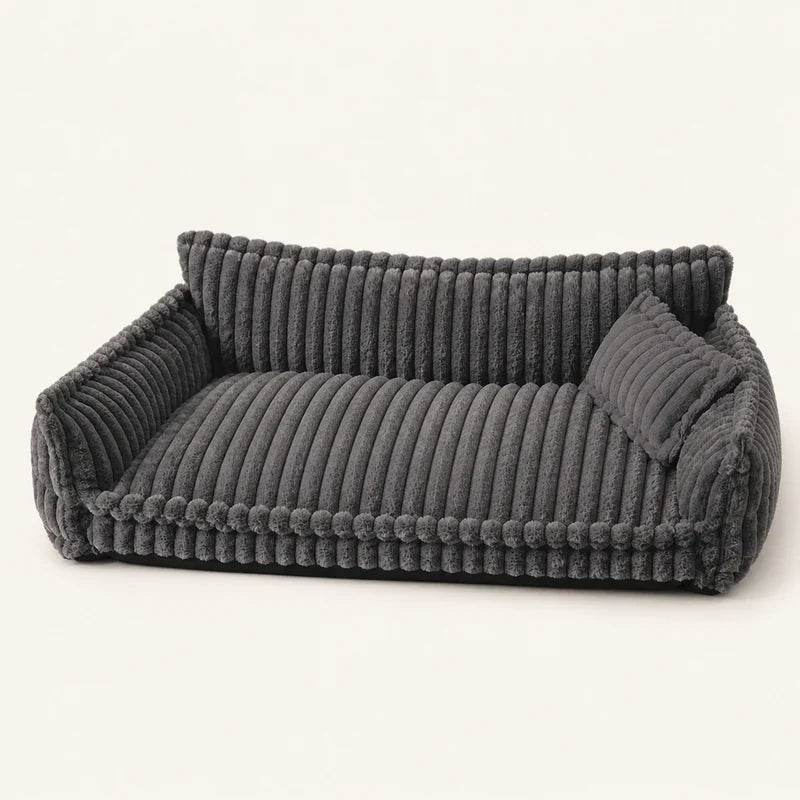 Canapé peluche déhoussable pour chien facile à laver et entretenir