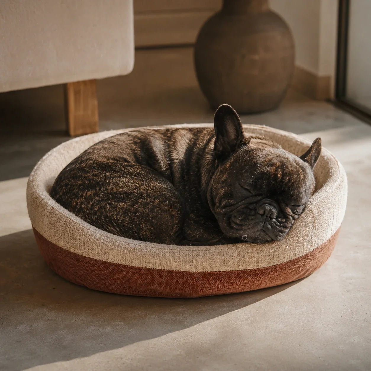 Panier pour Chien Anxieux : Créer un Refuge Apaisant Image
