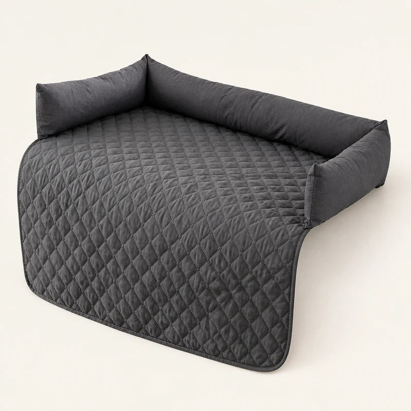 Couverture Canapé Imperméable Chien - Gris Foncé