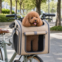 Panier Vélo Pliable Chien - Gris