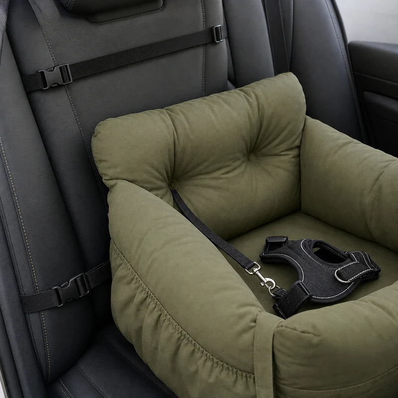 Panier Voiture Chien - Vert