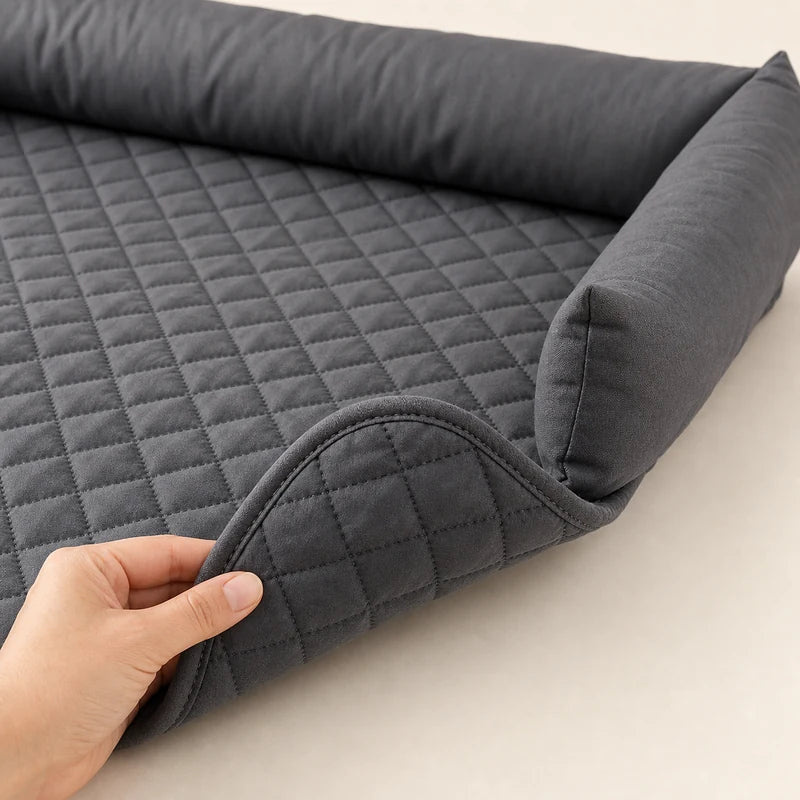 Couverture Canapé Imperméable Chien - Gris Foncé
