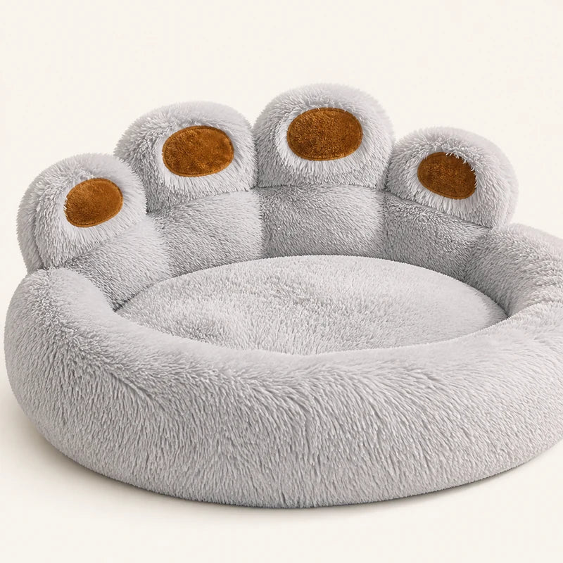 Dossier et appuie-patte du panier rond cocooning pour chien | KALMO