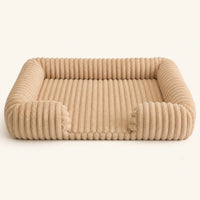 Entrée basse du panier hiver grand chien gris foncé | KALMO