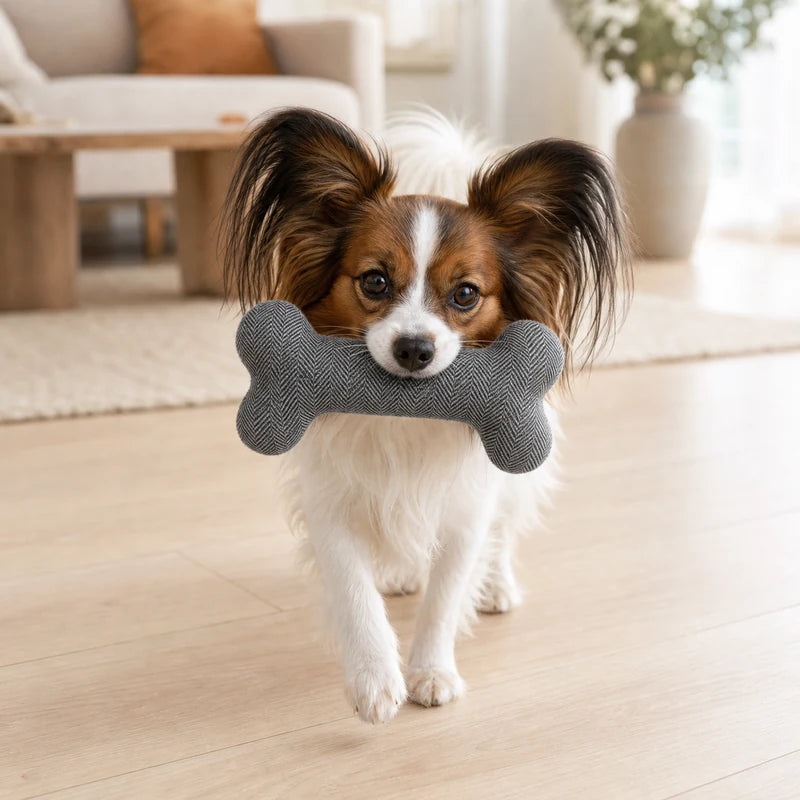 Jouet Os en Coton Chien - Cadeau Personnalisé