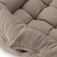 Détail du velours doux du tapis pliable chien | KALMO